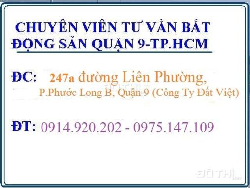 Cần bán lô biệt thự kdc Bách Khoa, Phú Hữu, TP Thủ Đức, dt 14x32m, giá 50 tr/m2, đường 12m