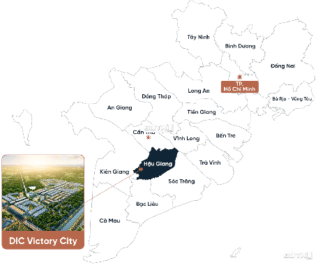 Đất nền DIC Victory Hậu Giang, đón vốn đầu tư công 450.000 tỷ ĐBSCL 2023 - chỉ từ 14 tr/m2