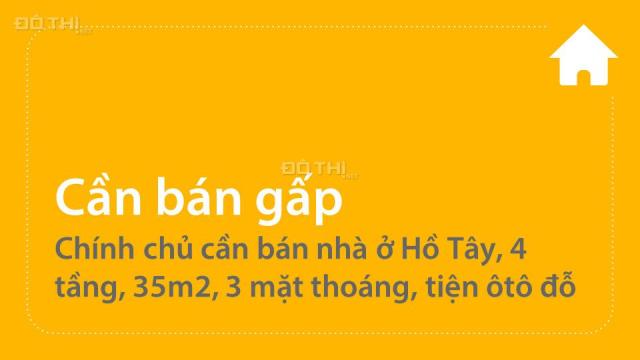 Chính chủ bán nhà Tây Hồ, cách hồ 50m (lạc Long Quân)