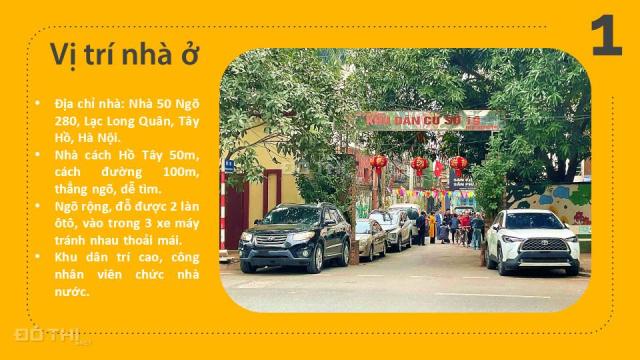 Chính chủ bán nhà Tây Hồ, cách hồ 50m (lạc Long Quân)