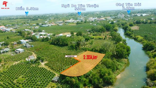 Hơn 2 sào đất gần biển MT Sông Phan - Huyện Hàm Thuận Nam giá ngộp