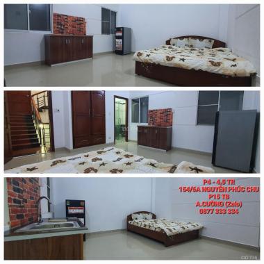Cho thuê nhà trọ, phòng trọ tại phường 15, Tân Bình, Hồ Chí Minh diện tích 25m2 giá 4.5 triệu/tháng