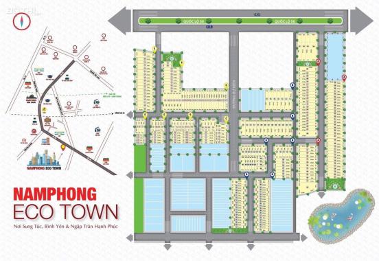 Bán đất nền dự án tại Dự án Nam Phong Eco Town, Cần Đước, Long An diện tích 95m2 giá 845 Triệu