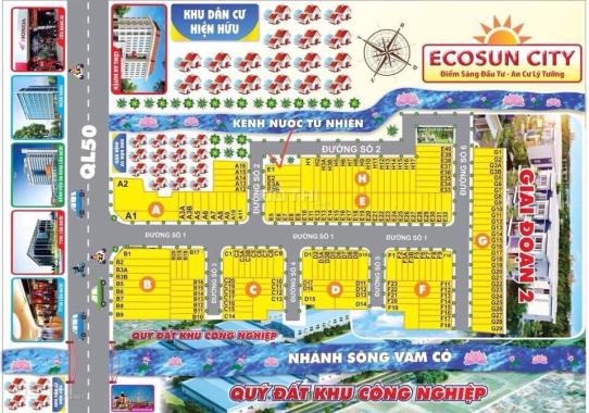 Chủ kẹt bán gấp trong tháng 102m2 nền đẹp kdc Ecosun City giá rẻ mua là lời chỉ 750