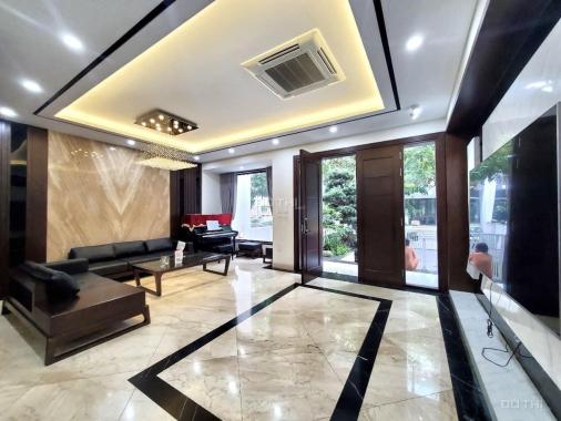 Bán nhà mặt tiền Trung Yên, lô góc, 75m2 x 5 tầng x 6m, 2 mặt ô tô tránh, vỉa hè 24,5 tỷ
