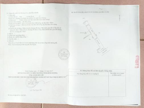 Bán gấp lô đất Tân Định, Bến Cát, Bình Dương dân cư đông. LH 0901010989 Hoa GC