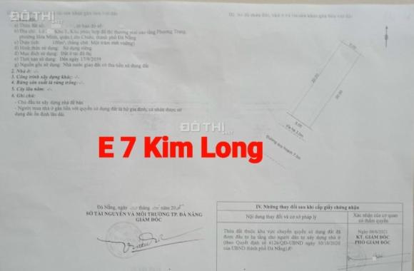Đất khu E7 Kim Long - trục đường thông