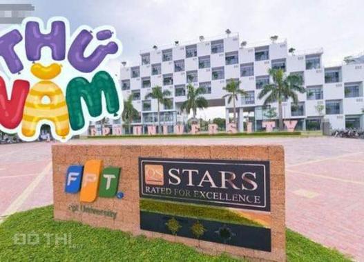 Mặt đường tân xã giáp trường ĐH FPT khu CNC Hòa Lạc