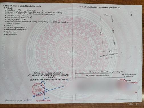 Bán 51m2 đất kiệt 3m K129 Tiểu La thông Lê Thanh Nghị, Hòa Cường Bắc, Hải Châu