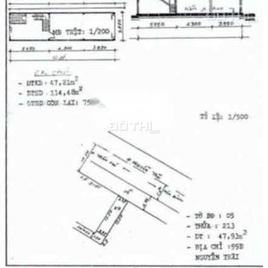 Bán căn nhà mặt tiền Nguyễn Trãi (Nguyễn Trãi - ĐL Hoà Bình) 1 trệt 1 lầu hoàn công. Giá 12 tỷ
