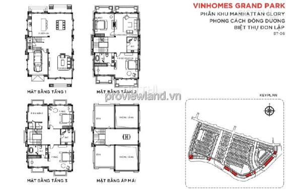 Bán villa Vinhomes Grand Park, căn biểu tượng, view sông, 450m2 đất, ngân hàng hỗ trợ 70%