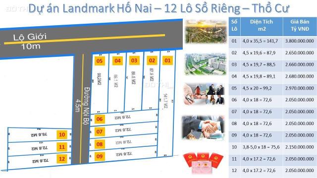 Đất bán 72m2 Thân Nhân Trung P. Hố Nai 2,05 tỷ sổ riêng xây dựng tự do đường 5m xe hơi thoải mái