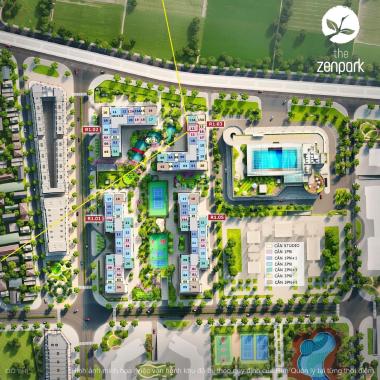 Bán căn hộ 1PN The Zenpark - Vinhomes Ocean Park, 42m2, 1.6 tỷ, giá tốt nhất thị trường