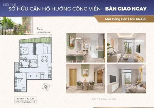 Căn hộ 2PN + 1 84m2 giá chỉ từ 3 tỷ cho người trẻ năng động dự án BRG Le Grand Jardin