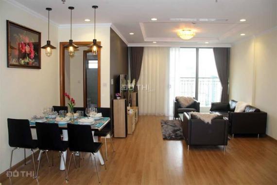 Cho thuê hộ tầng 20 chung cư Vinhomes Nguyễn Chí Thanh, 3 ngủ, đủ đồ, cuối tháng vào ở được