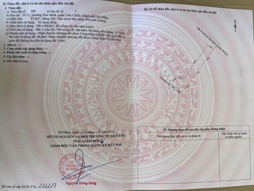 Giá chỉ 1tỷ390 thương lượng đất Hoà Minh