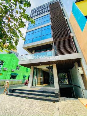 Cho thuê toà nhà Q1, góc 2 mặt tiền Định Tiên Hoàng, 176m2 đất, 1 hầm + 6 tầng