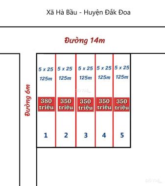 Chỉ còn 280tr sở hữu ngay lô đất thổ cư 100% gần ngay KCN Trà Đa, Gia Lai