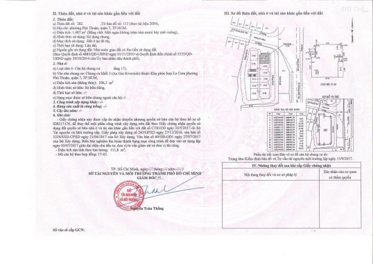 Cho thuê căn hộ An Gia Riverside, Phú Thuận, Q7, 3 PN, 2WC 106m2, 15tr/tháng