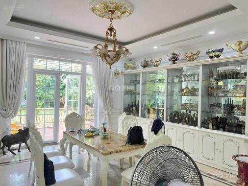 Bán biệt thự đơn lập Anh Đào 400m2 full nội thất có thang máy, view sông sau nhà rộng