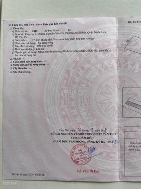 Bán nền đẹp hẻm Liên Tổ 12 - 20 đường Nguyễn Văn Cừ. Lộ 4m. Thổ cư full