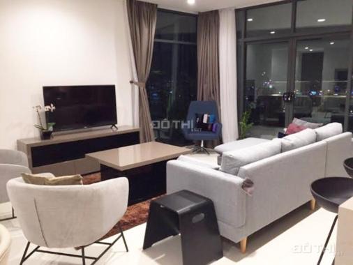 Cho thuê căn hộ City Garden tầng cao 3pn, 146m2 bàn giao đầy đủ nội thất