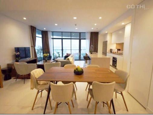 Cho thuê căn hộ City Garden tầng cao 3pn, 146m2 bàn giao đầy đủ nội thất