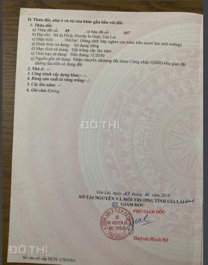 Chính chủ cần bán đất tại TL 664, Xã Ia Pếch, Huyện Ia Grai, Gia Lai
