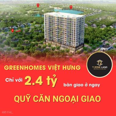 Bán căn 2PN+1 75.5m2, tầng cao view hồ Kim Quan DA Phương Đông Green Home chỉ 2.6 tỷ. LH 0909860283