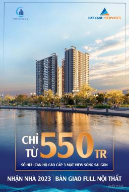 Căn hộ bên sông Sài Gòn giá chỉ từ 35 triệu/m2, bàn giao Quý 4/2023