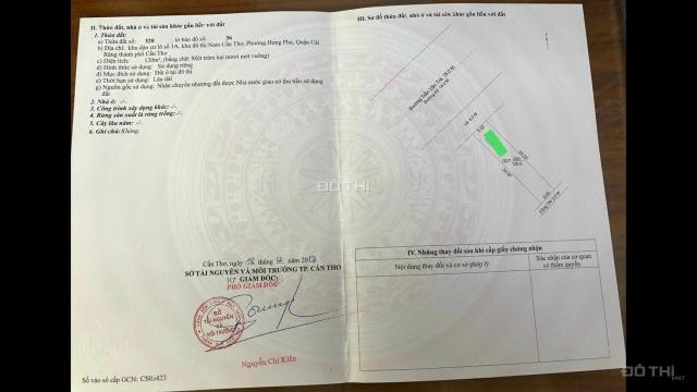 Bán đất tại dự án khu đô thị mới Hưng Phú - Cần Thơ, Cái Răng, Cần Thơ diện tích 240m2 giá 19 tỷ