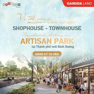 CẦN BÁN NHANH CĂN TOWHOUSE,DỰ ÁN ARTISAN PARK, MẶT TIỀN ĐƯỜNG 12M, GIÁ ĐẶC BIỆT,NHẬN VOUCHER 600TR