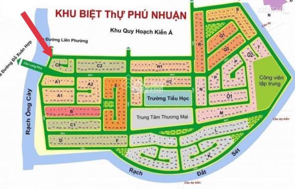 Bán đất biệt thự phú nhuận mặt tiền sông đường Đỗ Xuân Hợp Q.9 (396.6m2) 115 tr/m2 LH. 0918 481 296