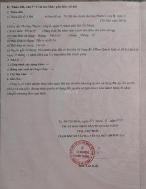 Bán đất biệt thự phú nhuận mặt tiền sông đường Đỗ Xuân Hợp Q.9 (396.6m2) 115 tr/m2 LH. 0918 481 296