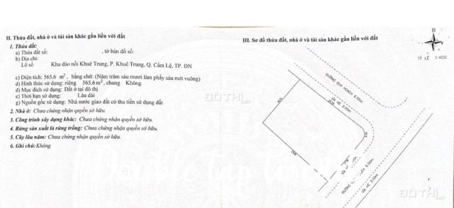 🍀Bán đất khu CẦU ĐẢO NỔI - 2 mặt tiền 565m2 - Giá chỉ 32 tỷ tl