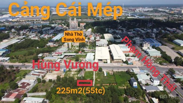 Góc 2 MT bê tông gần Hùng Vương 240m2 giảm còn 2.6ty