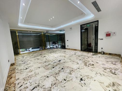 Cần bán gấp nhà phố Dương Khuê 94m2, 8T, MT 9.5m thang máy, phân lô vỉa hè ô tô tránh, kinh doanh