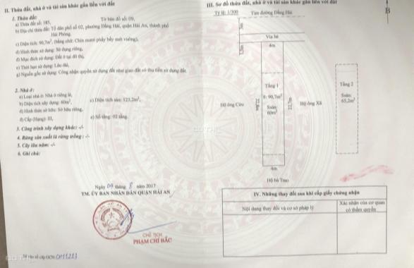 Chính chủ cần bán căn nhà mặt tiền số 356 phường Đằng Hải, quận Hải An, TP. Hải Phòng