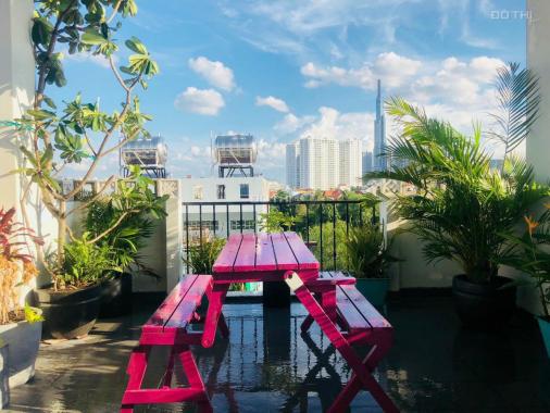 Bán nhà CHDV thu nhập 50tr Thảo Điền Q2, 3 lầu, giá 13,5tỷ view Landmark81. 0931834579
