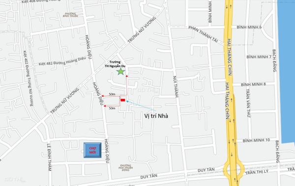 Bán nhà 220m2 kiệt Trưng Nữ Vương, quận Hải Châu, thông sang Hoàng Diệu