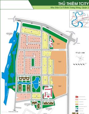 Bán đất biệt thự Đông Thủ Thiêm đường Nguyễn Duy Trinh Q. 2 (309m2) 82 tr/m2. LH 0909 972 783