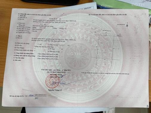 Nhà Đẹp Giá Rẻ Ngõ 68 Cầu Giấy- 26m2, 5 tầng, mặt tiền 3.8m. Giá chào nhỉnh 3 tỷ. Ở Ngay