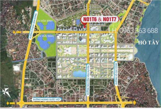 Bán Căn 06 toà N01T7 Han jadin Ngoại Giao Đoàn, 3 phòng ngủ 126m2 Giá không thể rẻ hơn được nữa