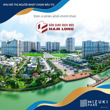 Shophouse Đại lộ thương mại Mizuki Park, giá gốc CĐT Nam Long