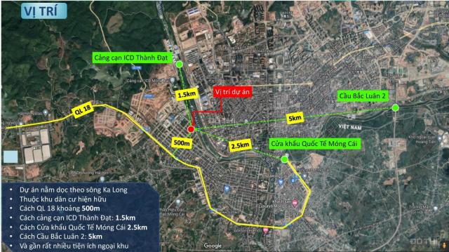 Cắt lỗ biệt thự 240m KaLong Riverside City mặt tiền 12m cách cửa khẩu Móng Cái 2km: 0966.100.509