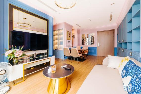 Cho thuê căn hộ 1 phòng ngủ đủ đồ siêu đẹp ở Vinhomes Skylake, ban công ĐN, tầng cao, view thoáng