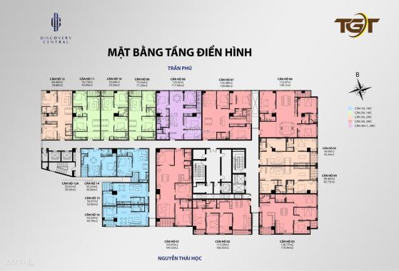 Gia đình cần bán căn hộ 03 căn góc DT 119.5m2 3PN đẹp nhất tại số 8B Lê Trực Ba Đình. LH 0936117955