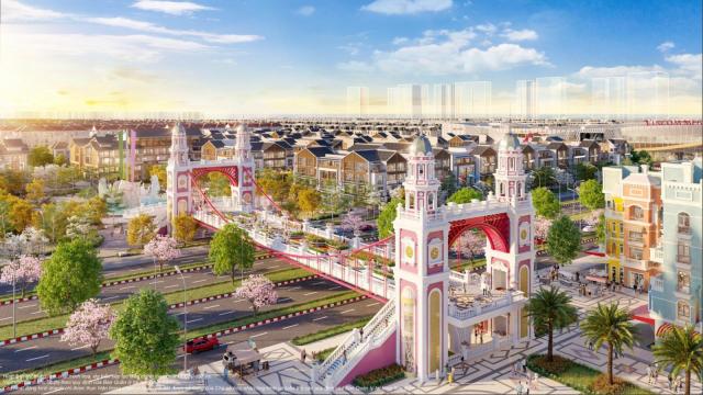 Vinhomes OceanPark, Đường 5B, Nghĩa Trụ, Văn Giang, Hưng Yên 13 tỷ, 121m2 đường 70m, nhà 4 tầng 1 t