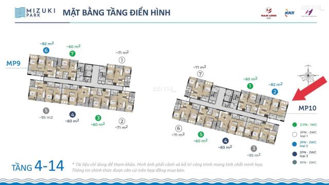 Căn góc View Sông 82m2 Tháp MPX, Mizuki Park. Mua trực tiếp từ Chủ đầu tư Nam Long