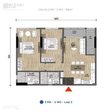 Căn góc View Sông 82m2 Tháp MPX, Mizuki Park. Mua trực tiếp từ Chủ đầu tư Nam Long